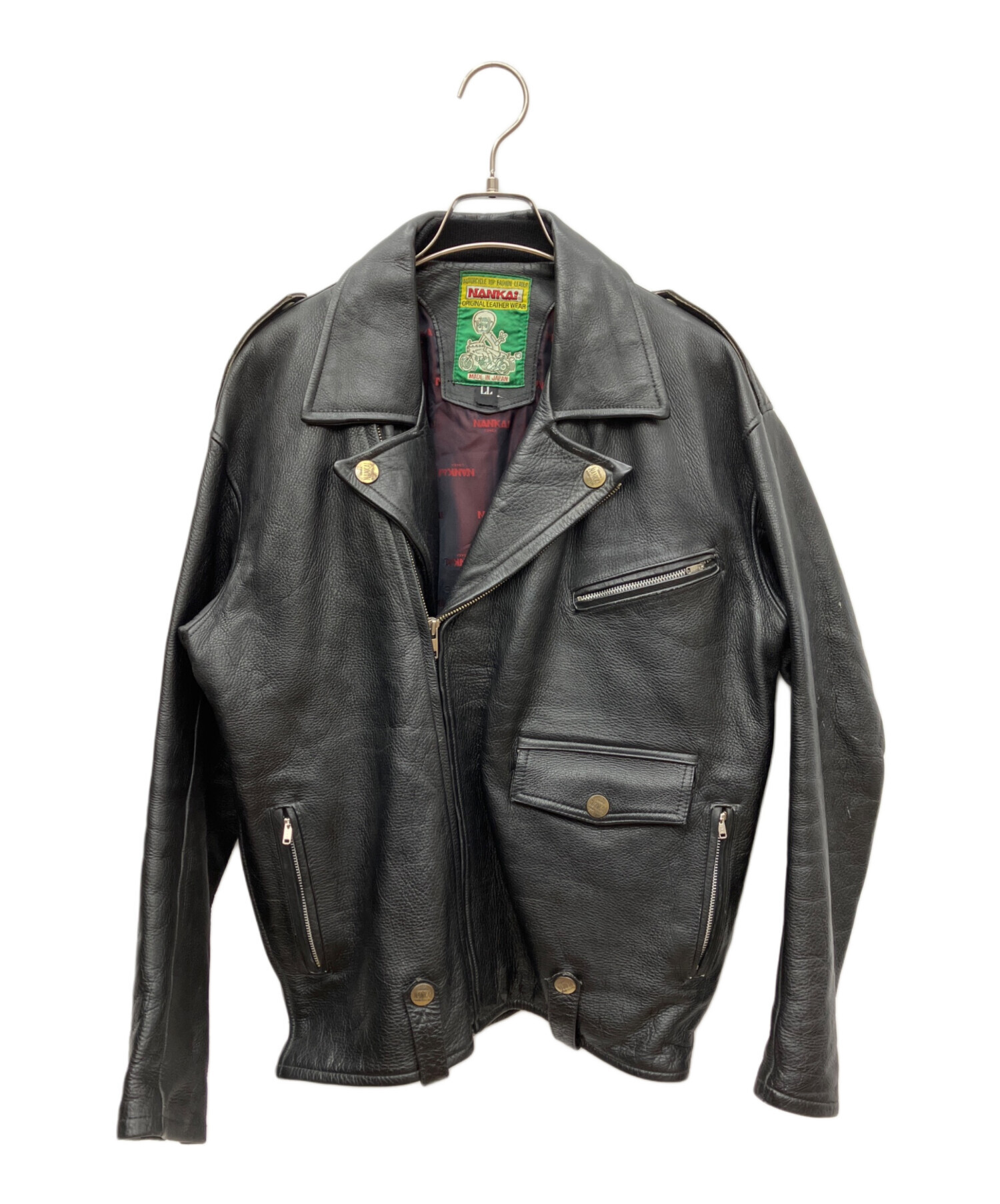 中古・古着通販】NANKAI (ナンカイ) ライダースジャケット ブラック
