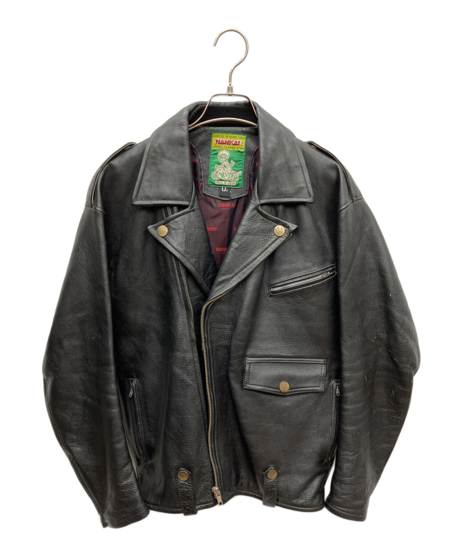 中古・古着通販】NANKAI (ナンカイ) ライダースジャケット ブラック