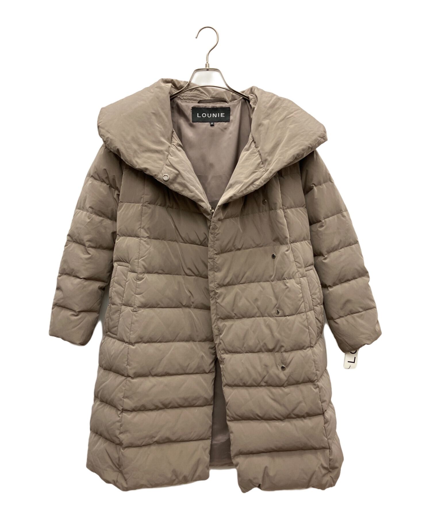 中古・古着通販】LOUNIE (ルーニー) ダウンコート グレージュ サイズ