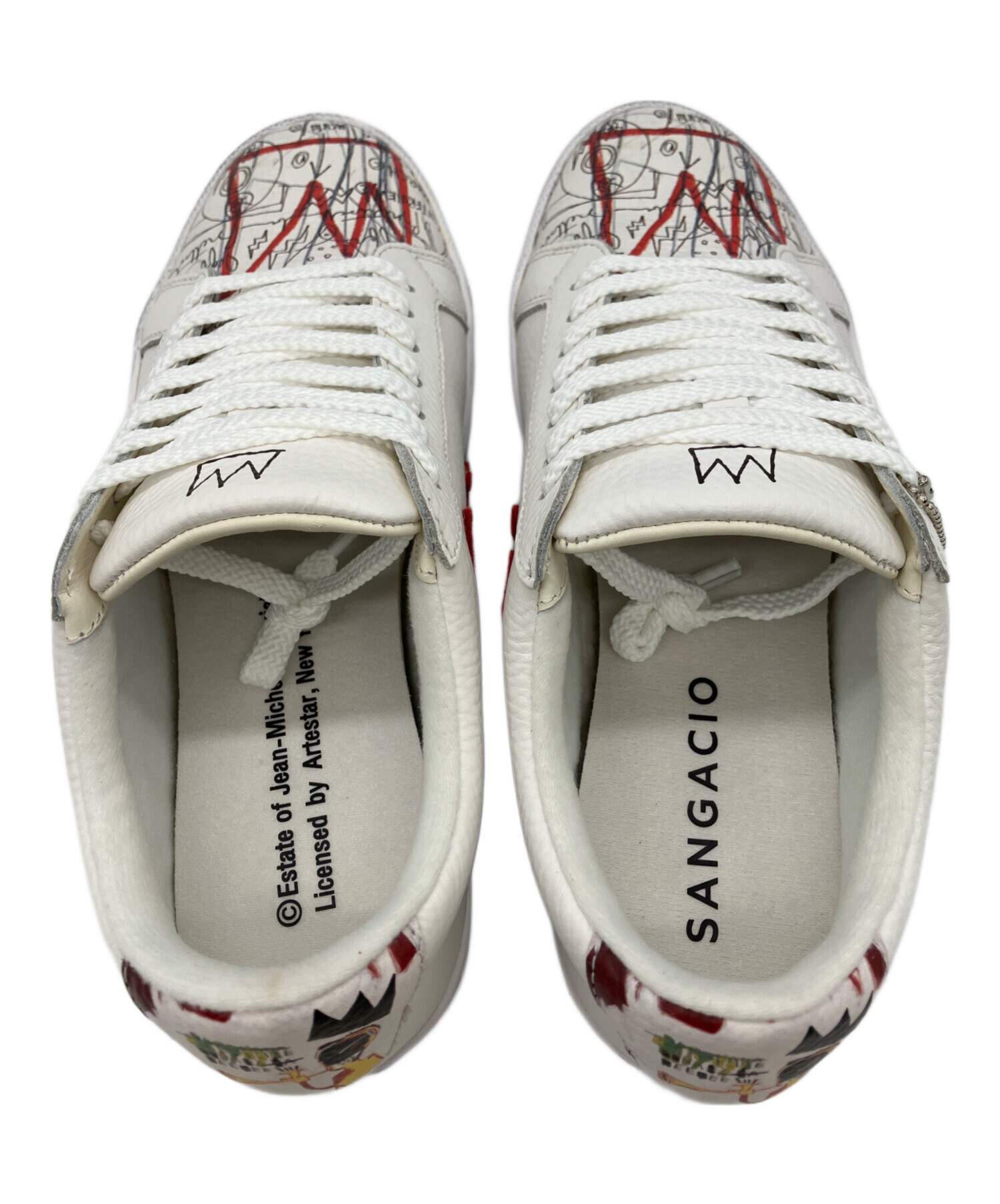 SANGACIO JEAN MICHEL BASQUIAT スニーカー 10 中古・古着通販】Sangacio (サンガッチョ) Jean Michel Basquiat