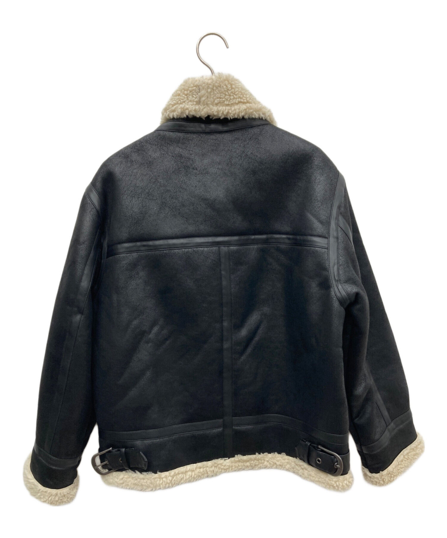 中古・古着通販】UNGRID (アングリッド) フェイクムートンボアブルゾン