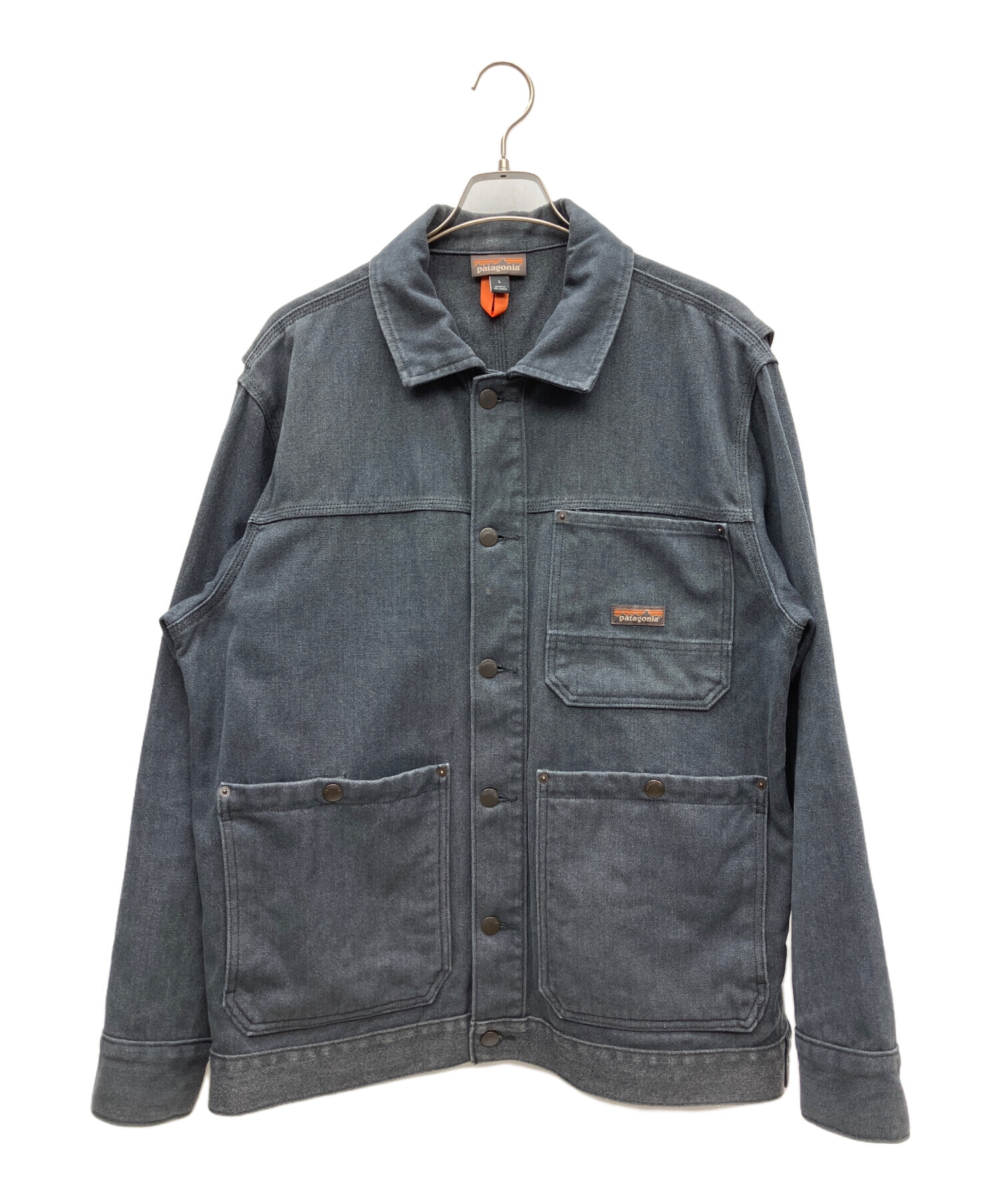90s patagonia トルコ　ブラック カバーオール L 中古・古着通販】Patagonia (パタゴニア) カバーオール ブラック