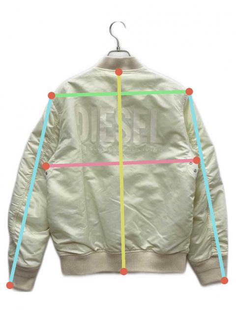 中古・古着通販】DIESEL (ディーゼル) リバーシブルダメージ加工MA-1
