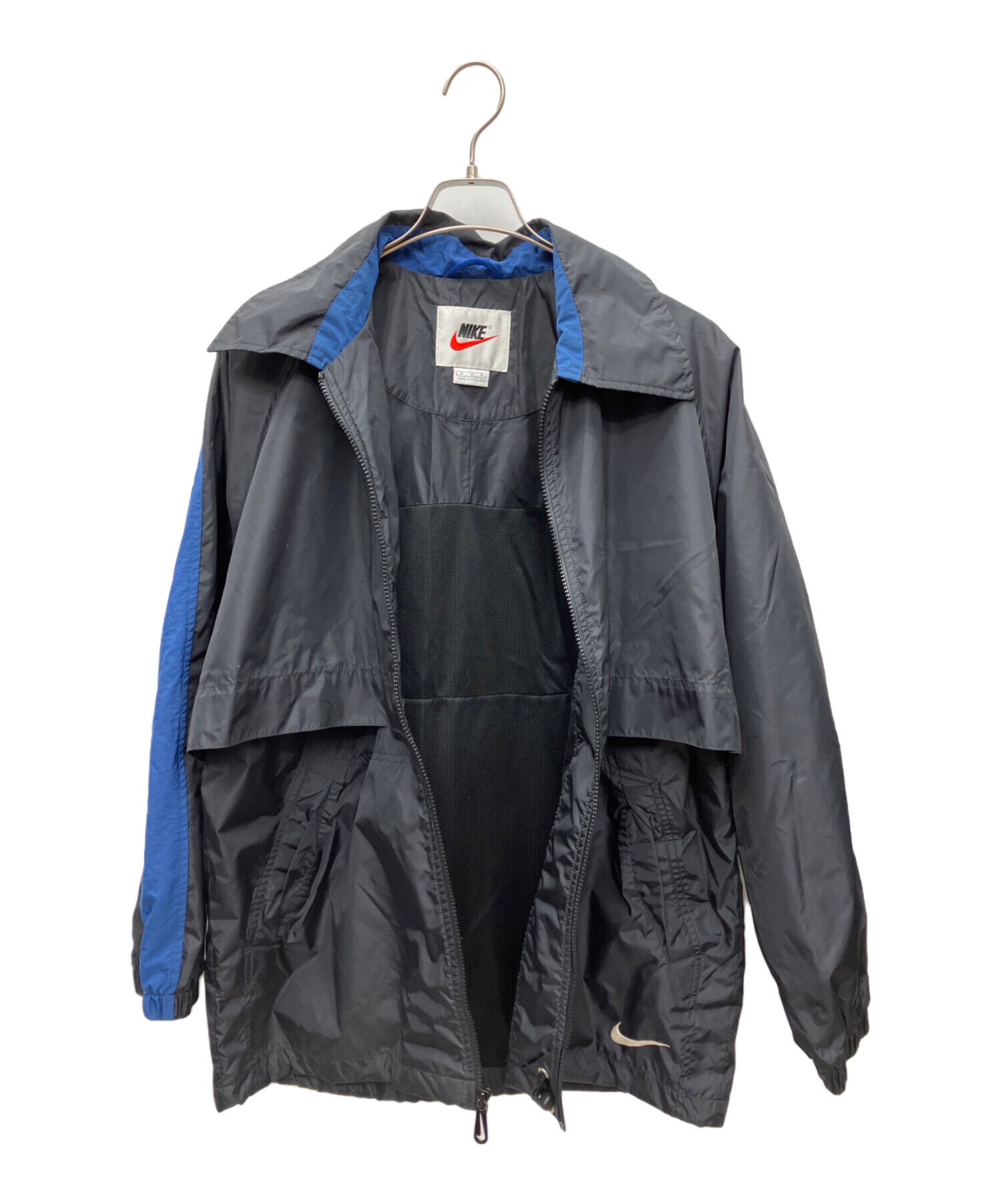 中古・古着通販】NIKE (ナイキ) ナイロンジャケット ブラック サイズ:M 