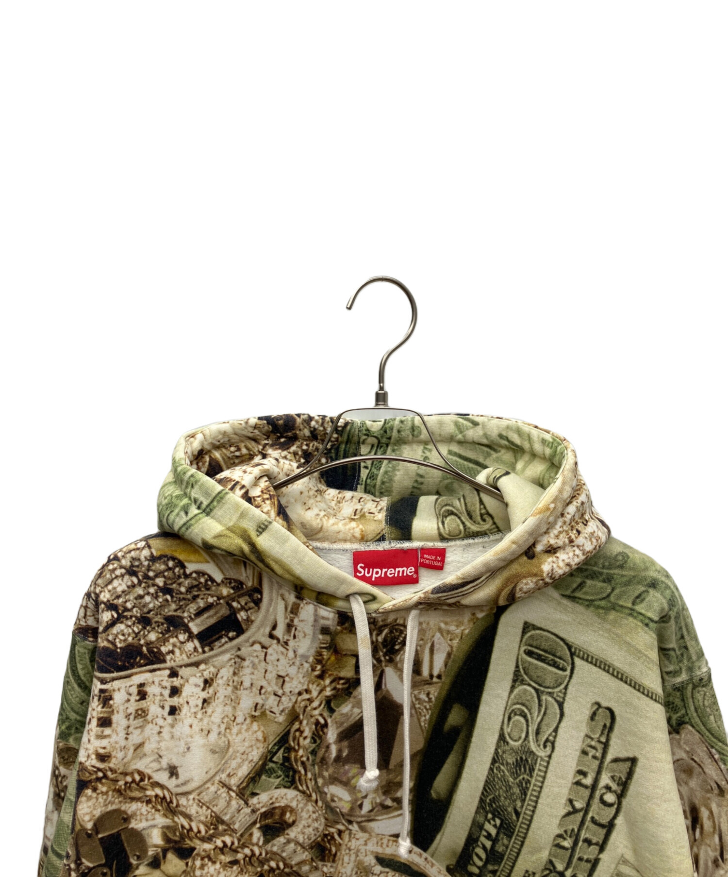 美品Supreme 20SS Bling パーカーM Supreme Bling Hooded Sweatshirt Green Men's - SS20 - US