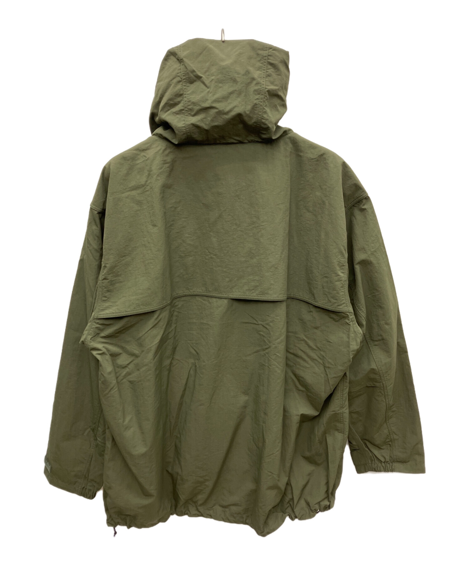 中古・古着通販】EKAL (エカル) アノラックパーカー グリーン サイズ 