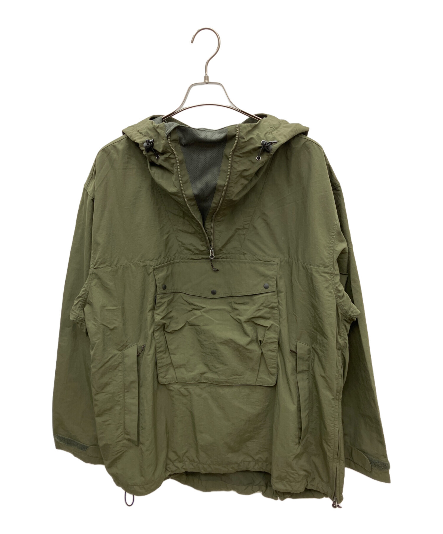 中古・古着通販】EKAL (エカル) アノラックパーカー グリーン サイズ