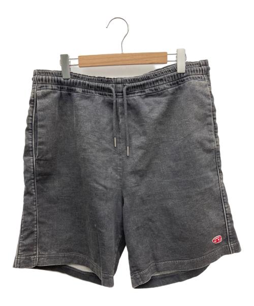 中古・古着通販】DIESEL (ディーゼル) 刺繍パッチハーフパンツ グレー