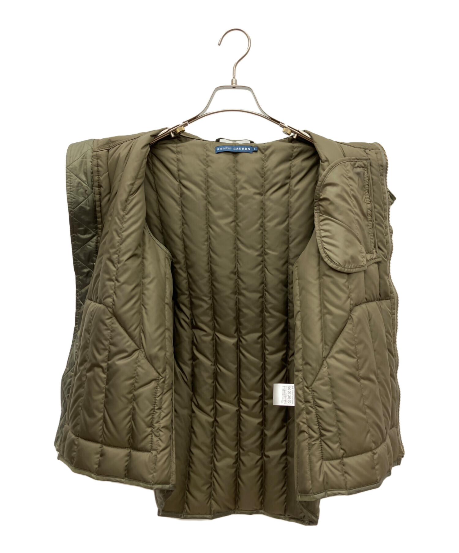 中古・古着通販】RALPH LAUREN (ラルフローレン) ダウンベスト