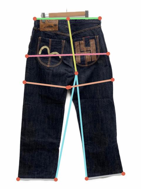 中古・古着通販】EVISU YAMANE (エビス ヤマネ) デニムパンツ