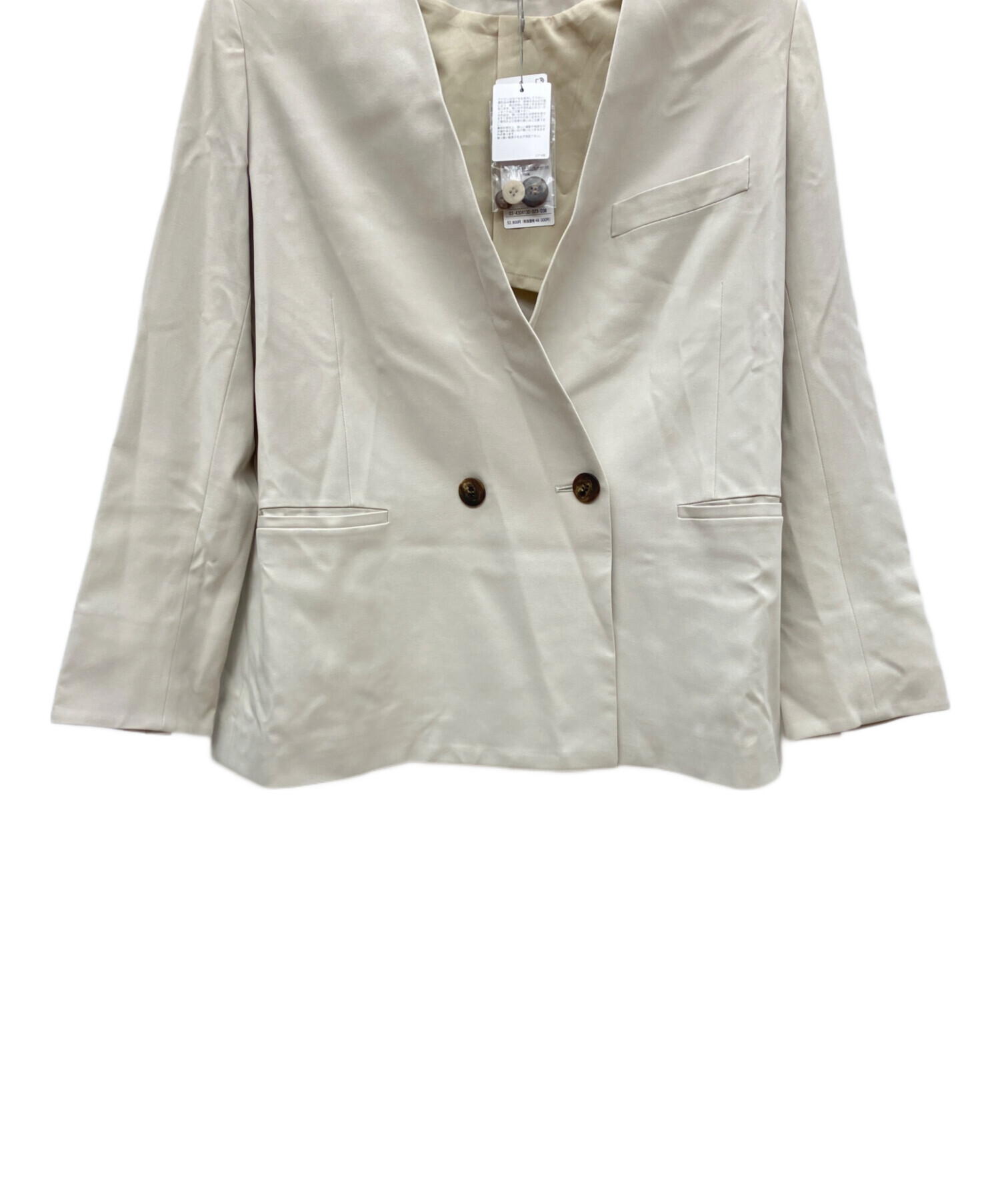 中古・古着通販】theory luxe (セオリーリュクス) ノーカラー