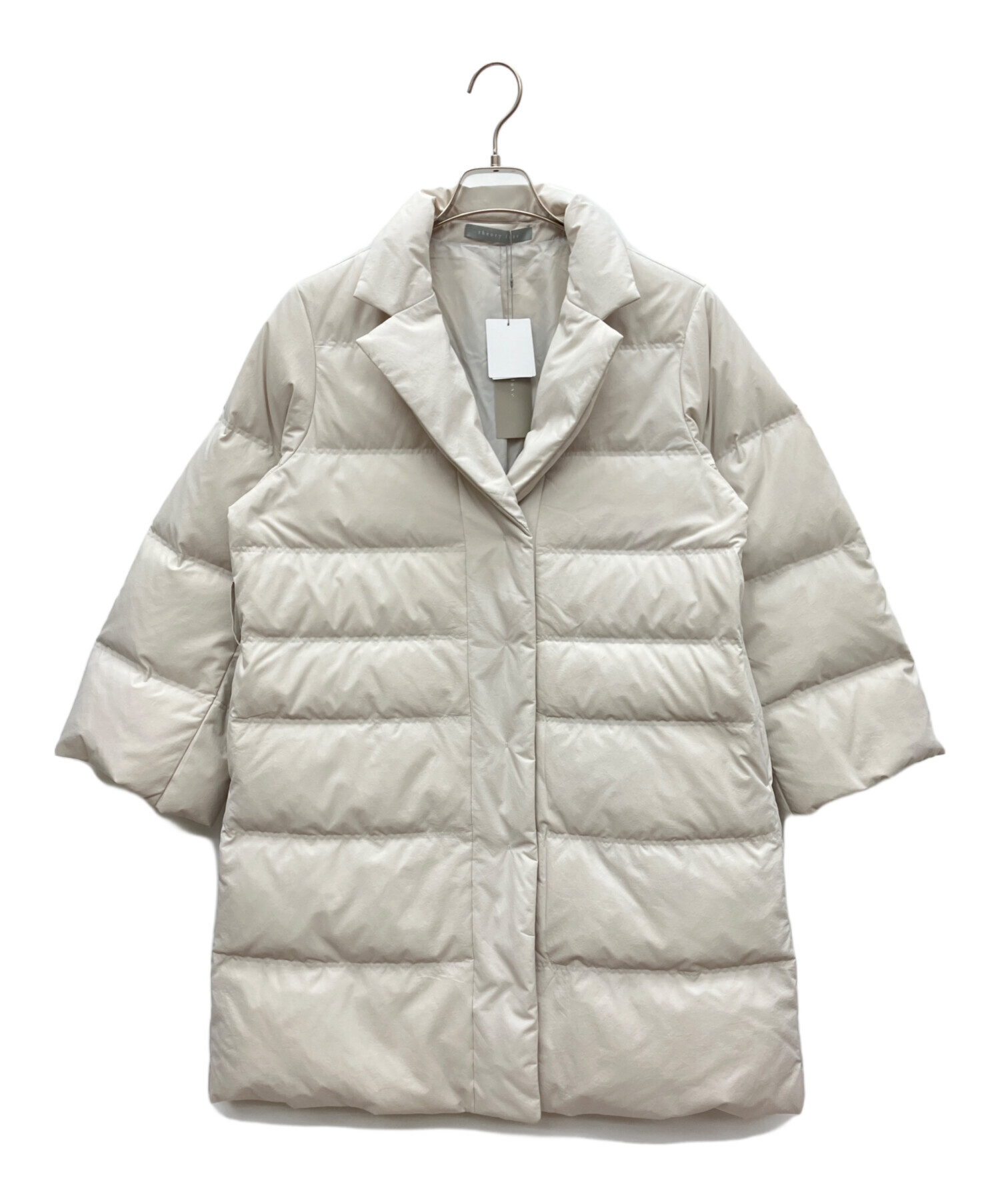 美品　theory セオリー　2way リバーシブル ダウン　ホワイト　ベージュ 中古・古着通販】theory luxe (セオリーリュクス) ダウンコート