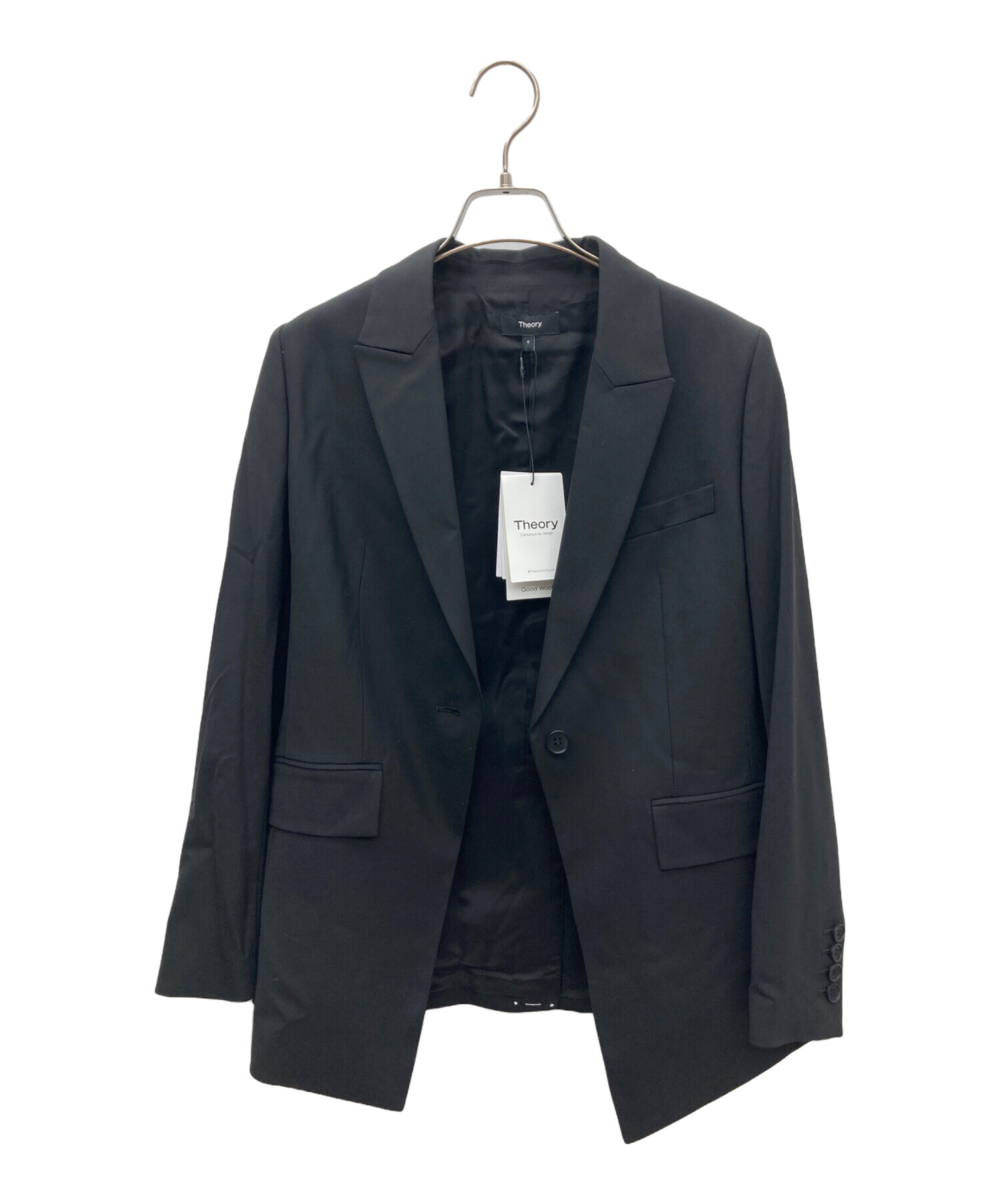 中古・古着通販】theory (セオリー) ジャケット ブラック｜ブランド