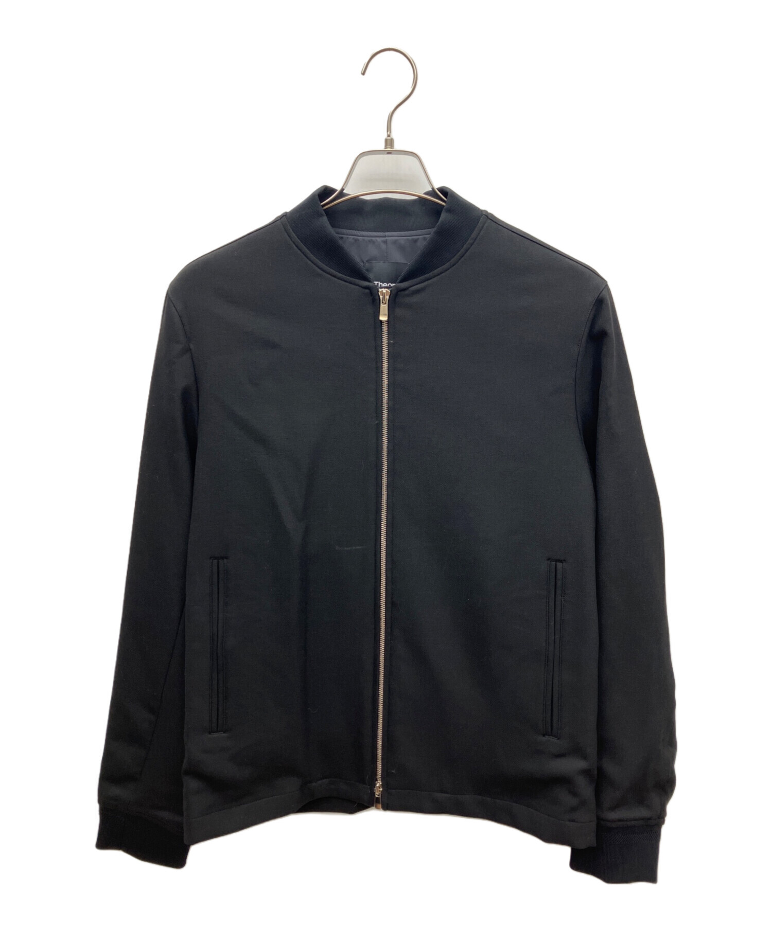セオリー　Theory ジップアップブルゾン　ブラック 中古・古着通販】theory (セオリー) ブルゾン ブラック サイズ:SIZE S