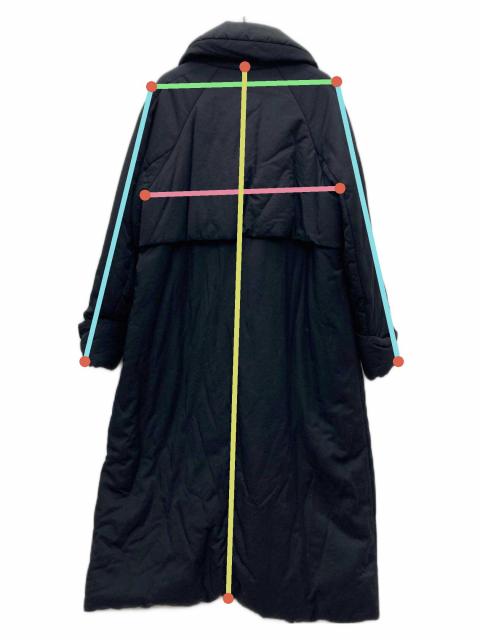 中古・古着通販】LE CIEL BLEU (ルシェルブルー) 中綿コート ブラック