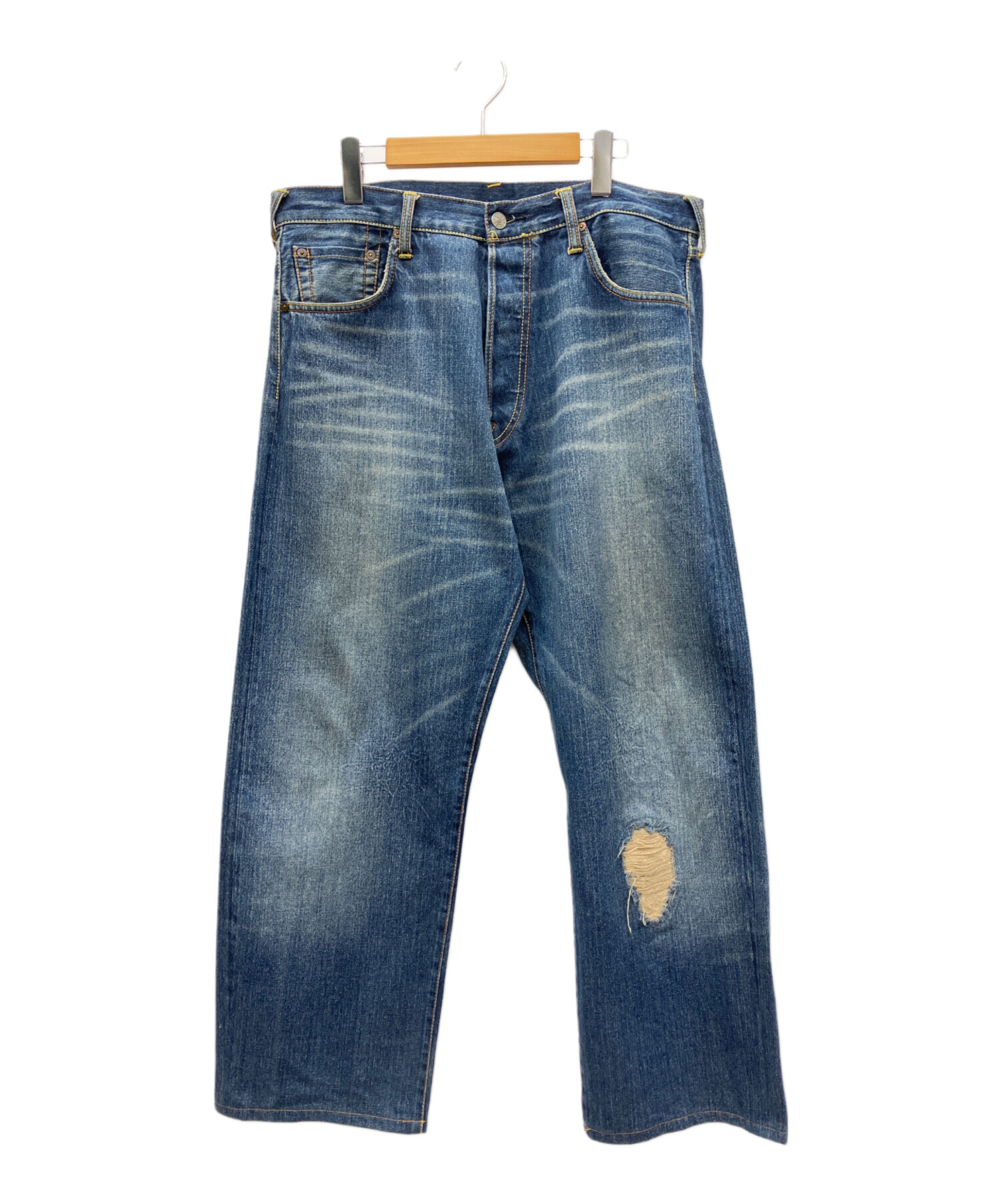 中古・古着通販】EVISU (エヴィス) デニムパンツ インディゴ サイズ