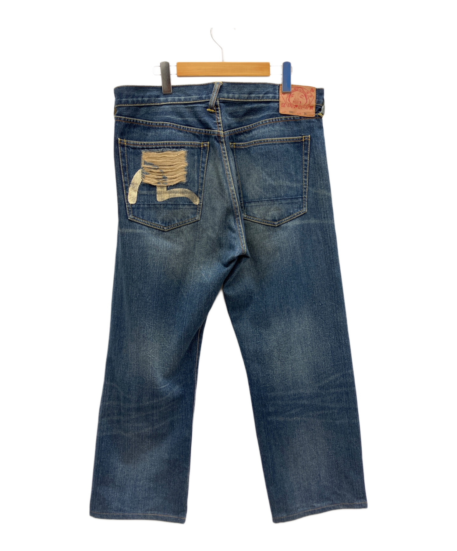 中古・古着通販】EVISU (エヴィス) デニムパンツ インディゴ サイズ