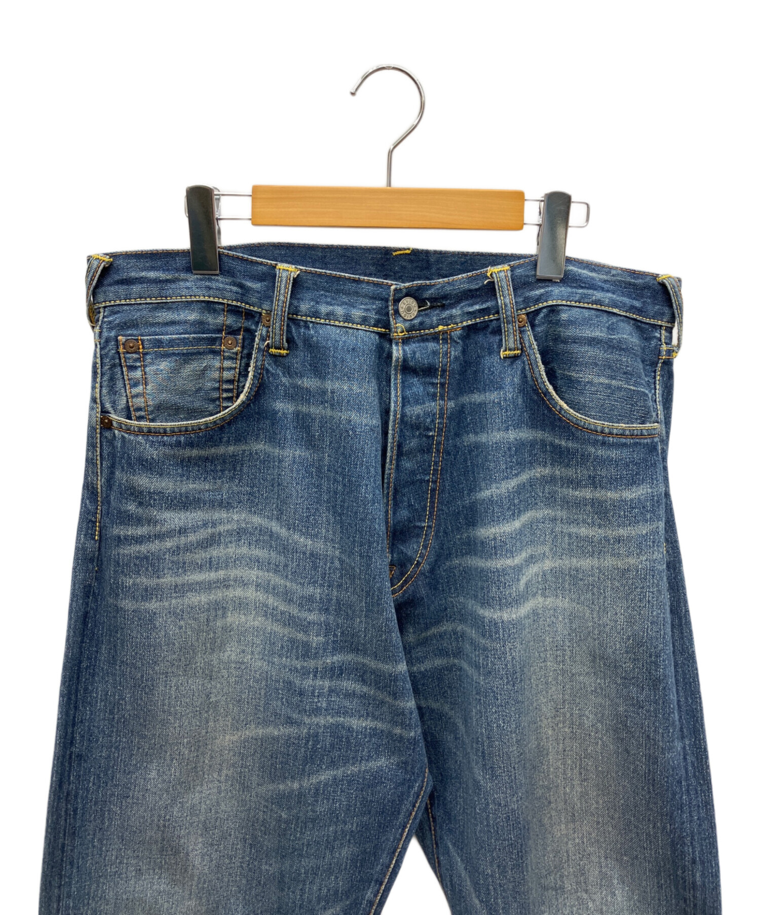 中古・古着通販】EVISU (エヴィス) デニムパンツ インディゴ サイズ