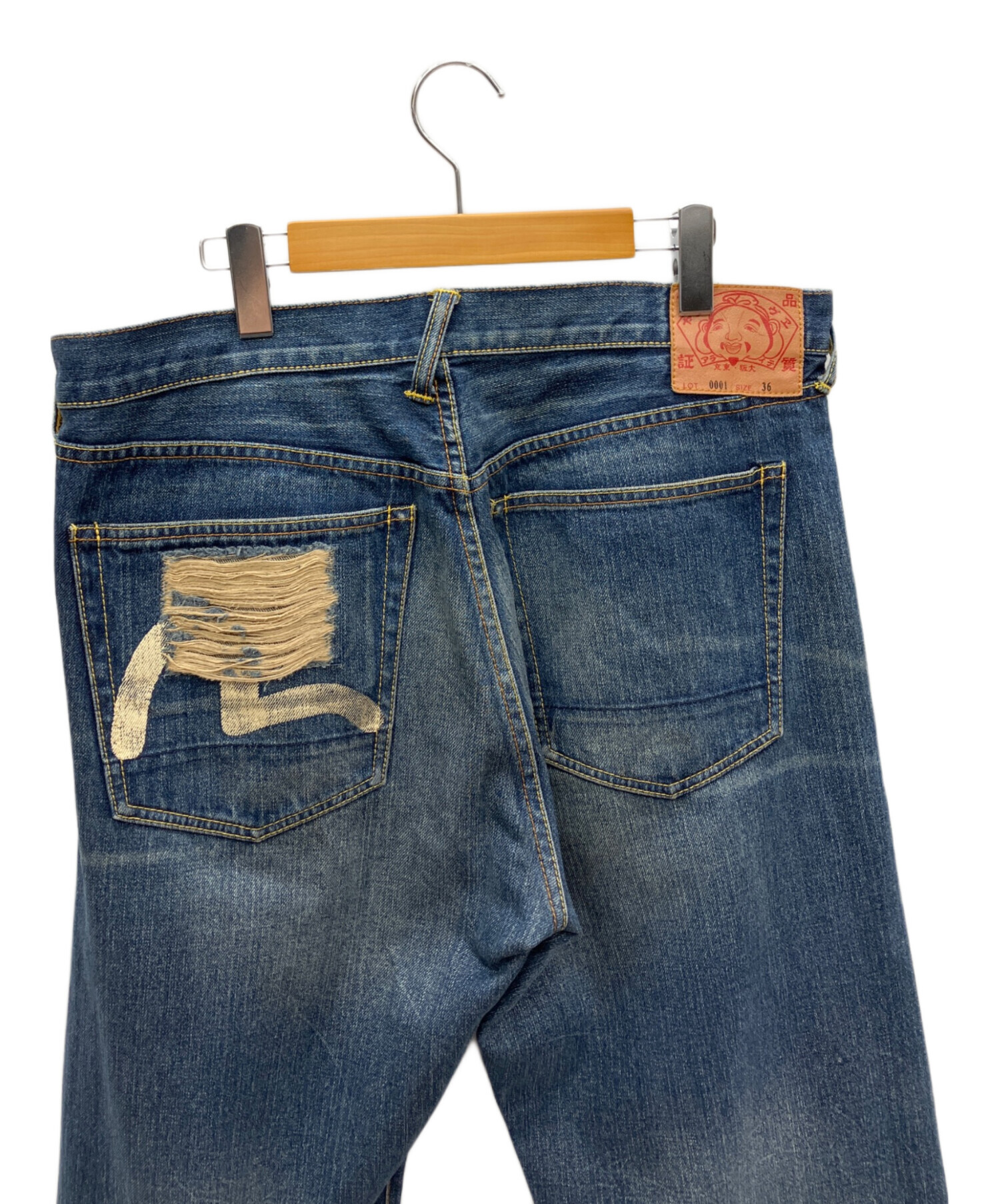 中古・古着通販】EVISU (エヴィス) デニムパンツ インディゴ サイズ 