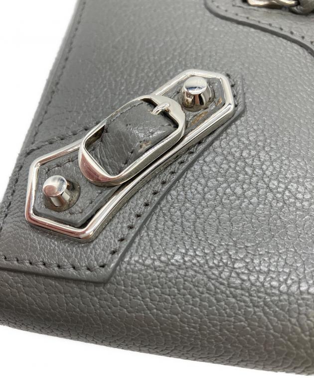 中古・古着通販】BALENCIAGA (バレンシアガ) 長財布 グレー｜ブランド