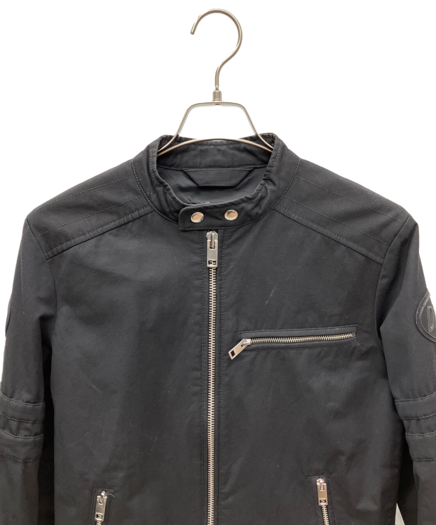 中古・古着通販】DIESEL (ディーゼル) コットンライダースジャケット