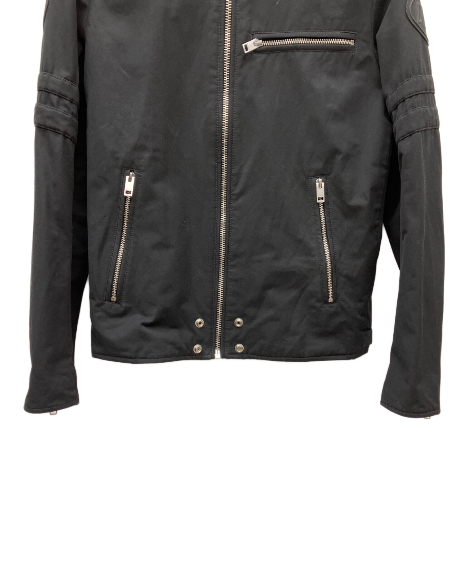 中古・古着通販】DIESEL (ディーゼル) コットンライダースジャケット