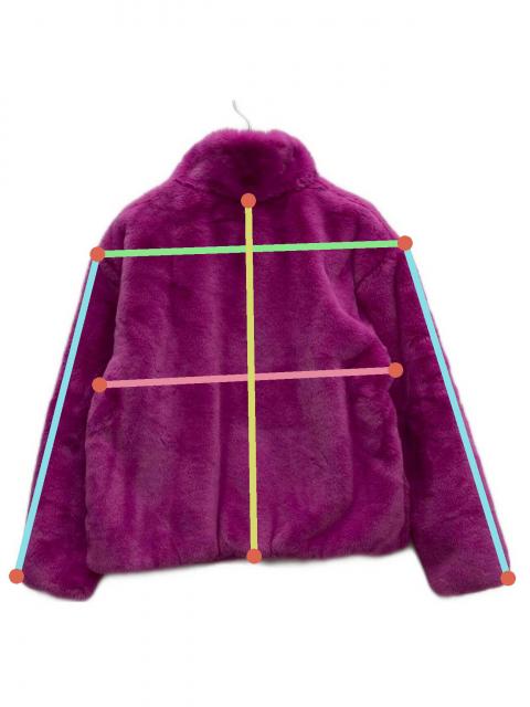 【ゆこりん様】NIKE ナイキ フェイクファー　スウッシュ　ジャケット　ピンク 中古・古着通販】NIKE (ナイキ) フェイクファージャケット