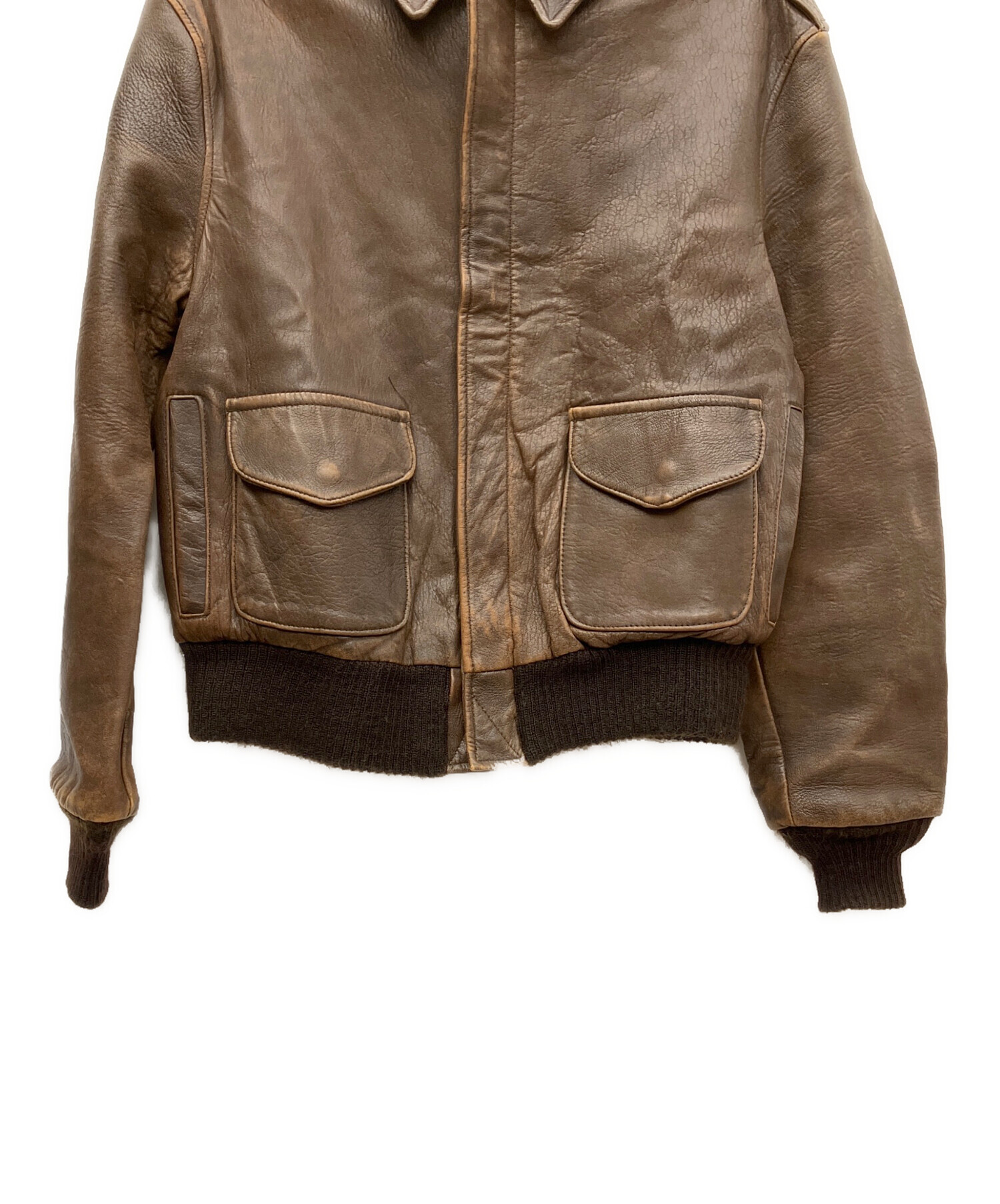 中古・古着通販】AVIREX (アヴィレックス) A-2レザーフライト