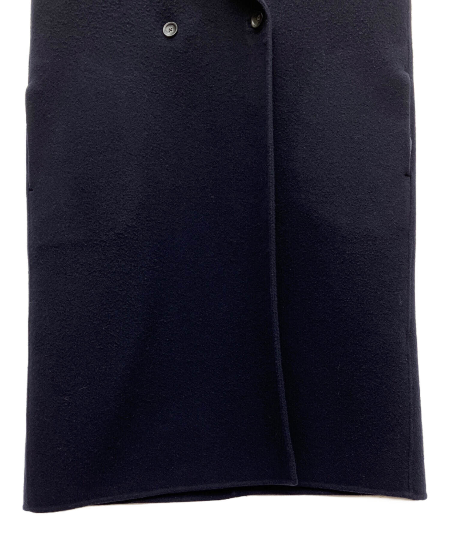 中古・古着通販】SOEJU (ソージュ) ウールリバーロングジレ ネイビー