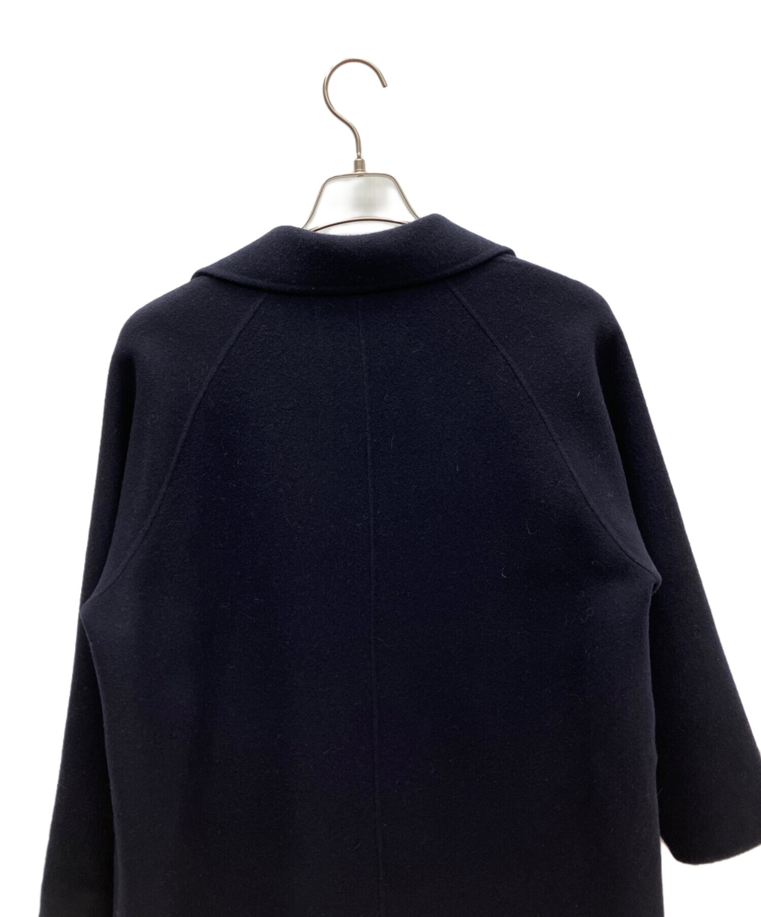 中古・古着通販】SOEJU (ソージュ) ウールリバーローブコート ネイビー