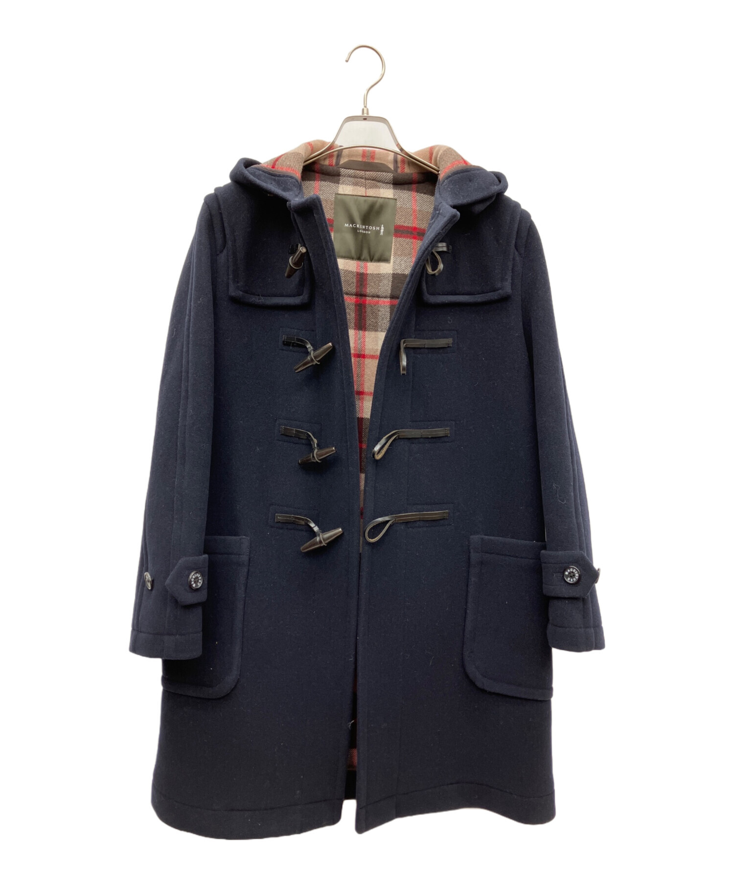 マッキントッシュ　ネイビー ダッフルコート フード付き 中古・古着通販】MACKINTOSH LONDON (マッキントッシュ ロンドン