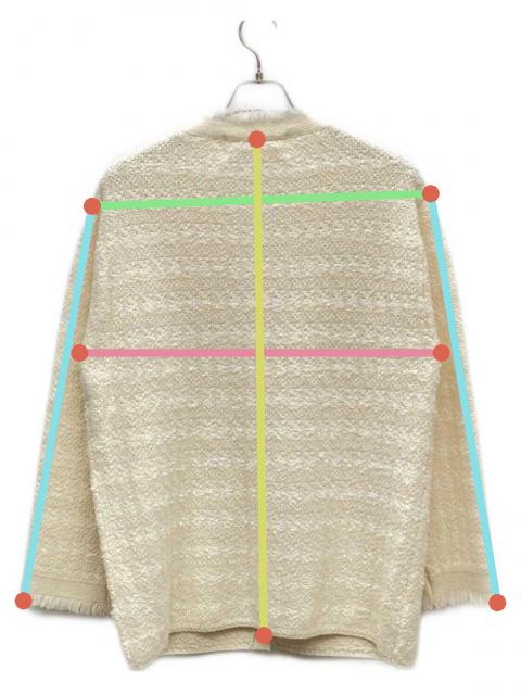 中古・古着通販】Whim Gazette (ウィムガゼット) ツイードニット