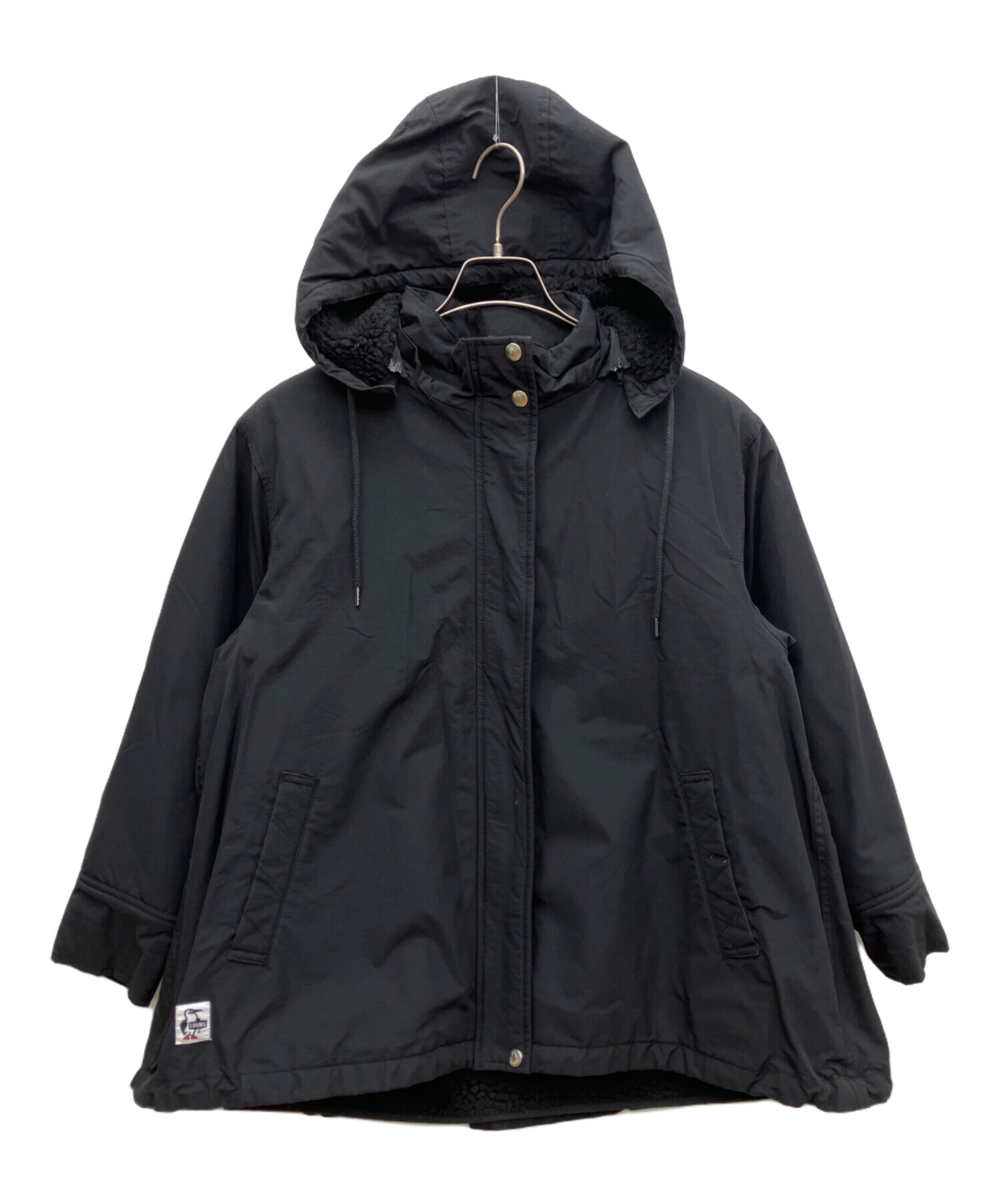 CHUMS マウンテンパーカー 黒 中古・古着通販】CHUMS (チャムス) ライナー付マウンテンパーカー