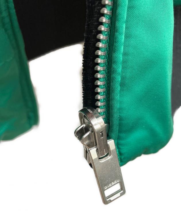 中古・古着通販】DIESEL (ディーゼル) スカジャン ブラック×グリーン