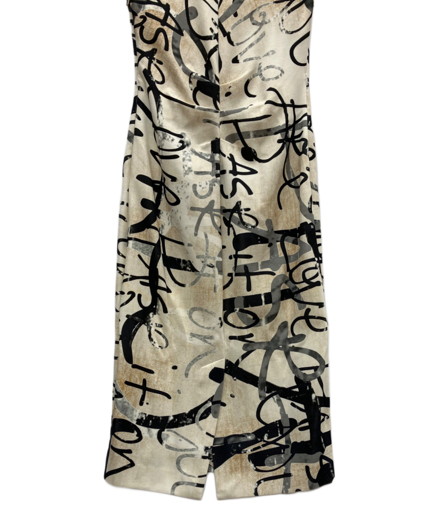 中古・古着通販】MaxMara (マックスマーラ) 半袖ワンピース ベージュ