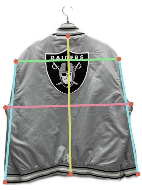 中古・古着通販】NFL (エヌエフエル) RAIDERS ライトグレー サイズ