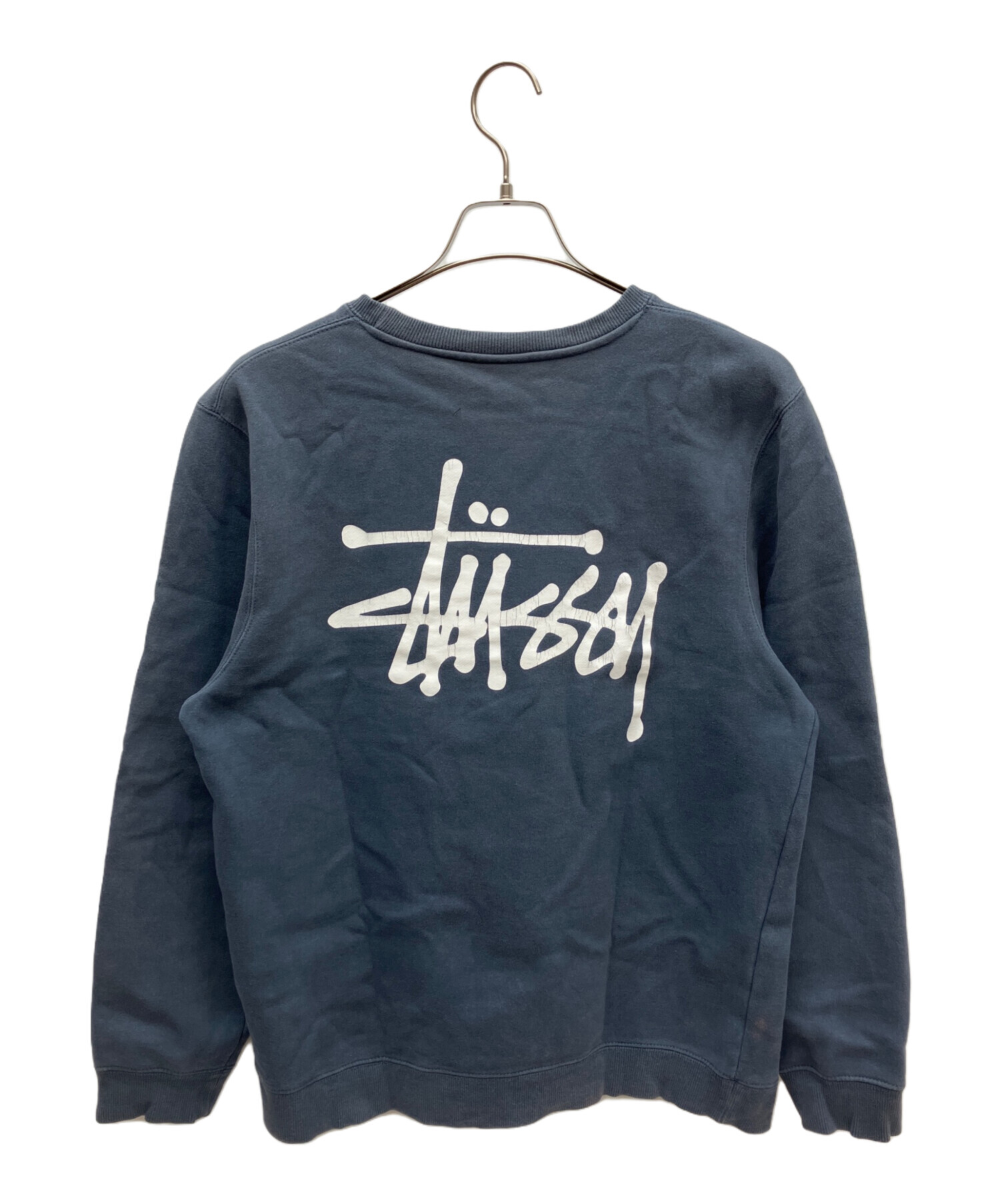 中古・古着通販】stussy (ステューシー) ロゴスウェット ネイビー 