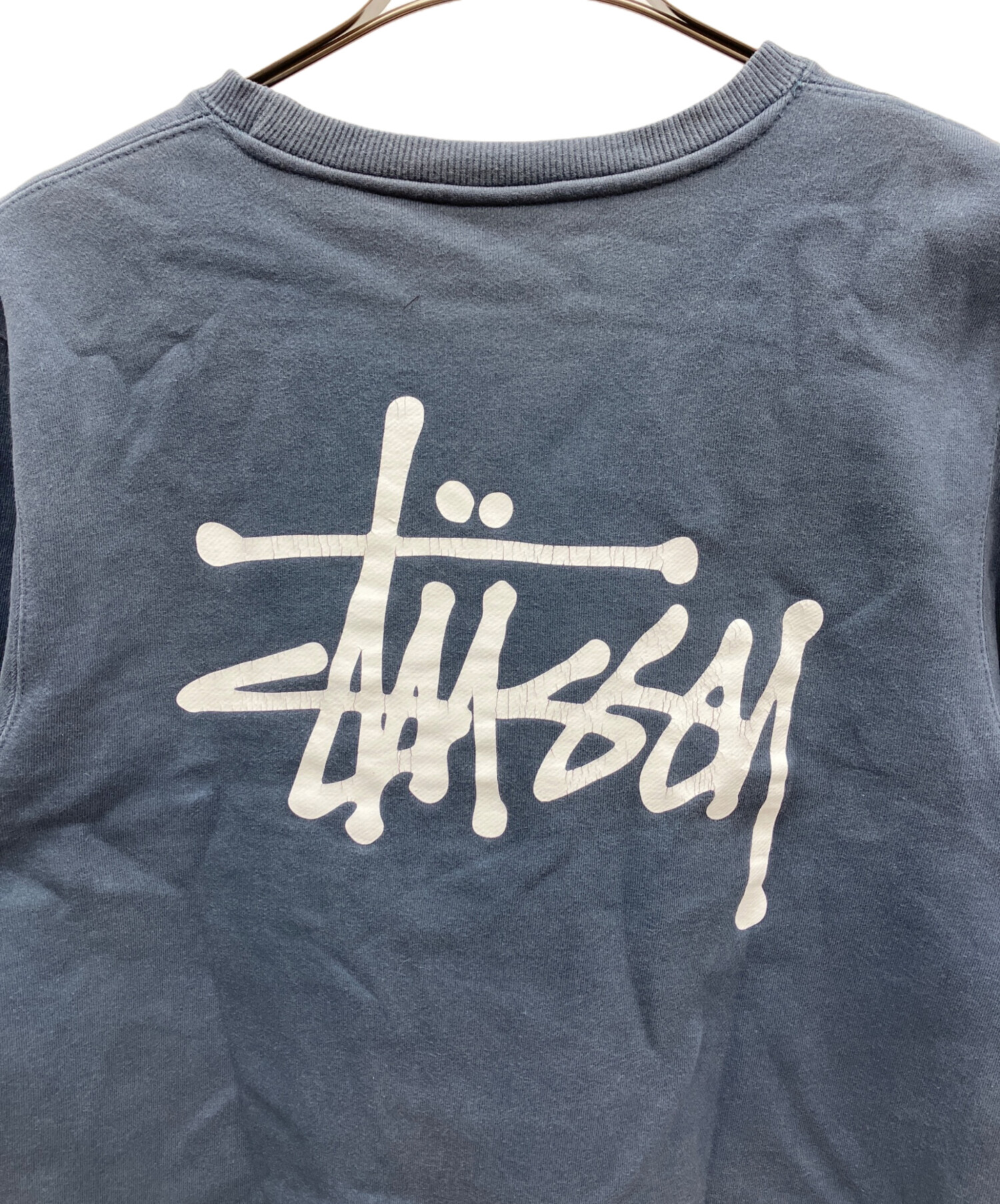 中古・古着通販】stussy (ステューシー) ロゴスウェット ネイビー 