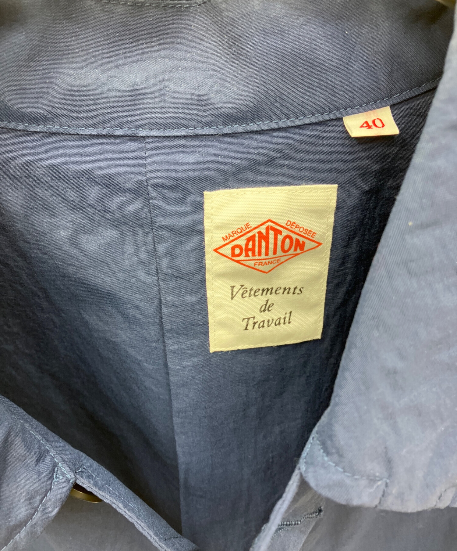 中古・古着通販】DANTON (ダントン) ナイロンコート ネイビー サイズ 