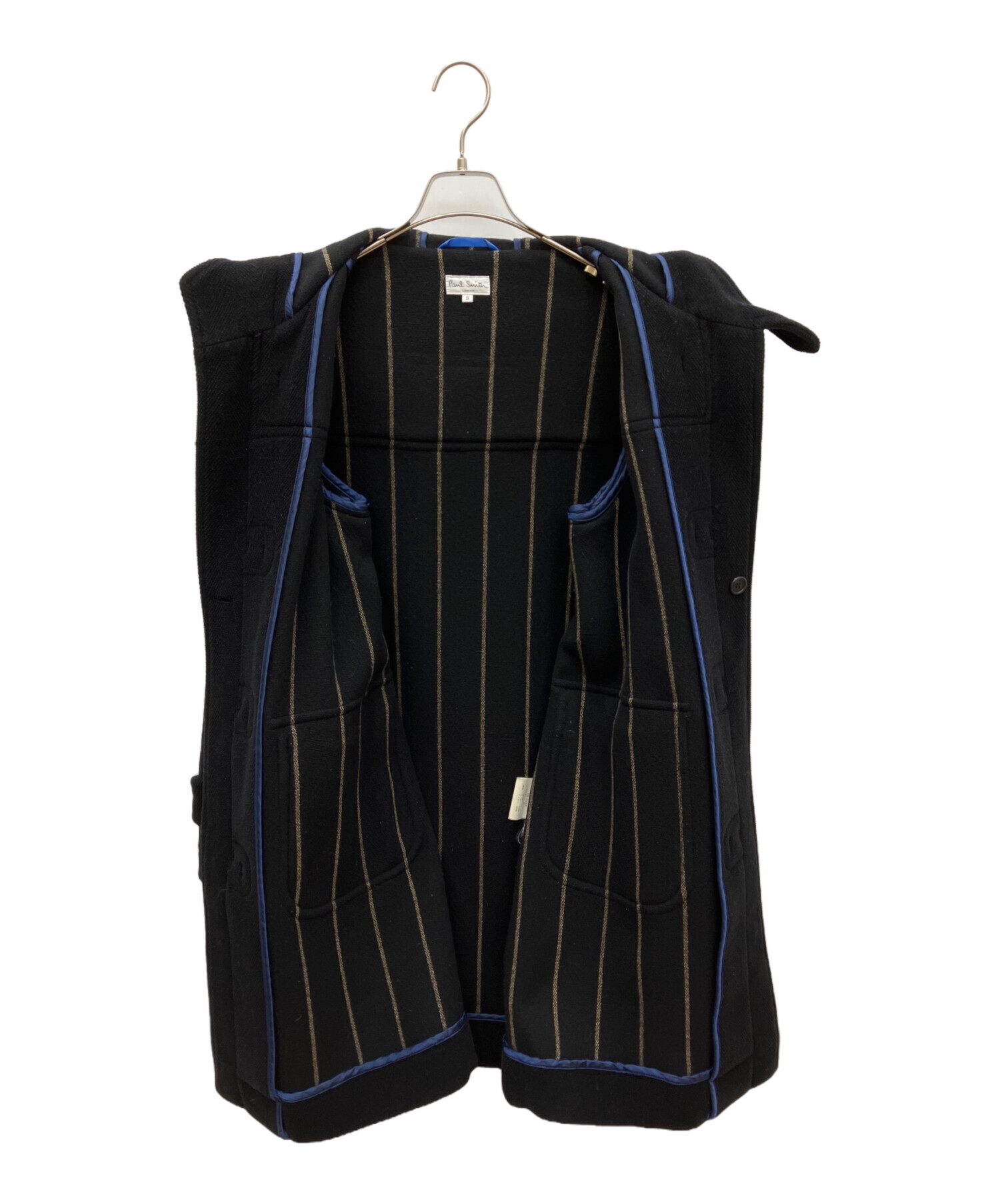 中古・古着通販】PAUL SMITH (ポールスミス) ダッフルコート ブラック