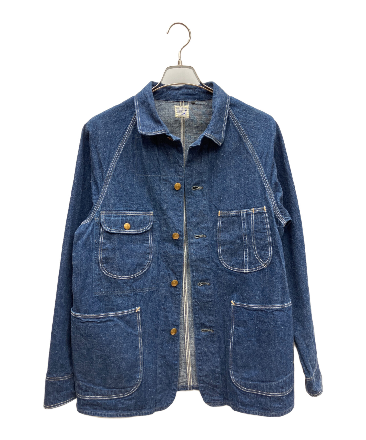 中古・古着通販】orSlow (オアスロウ) カバーオール インディゴ サイズ