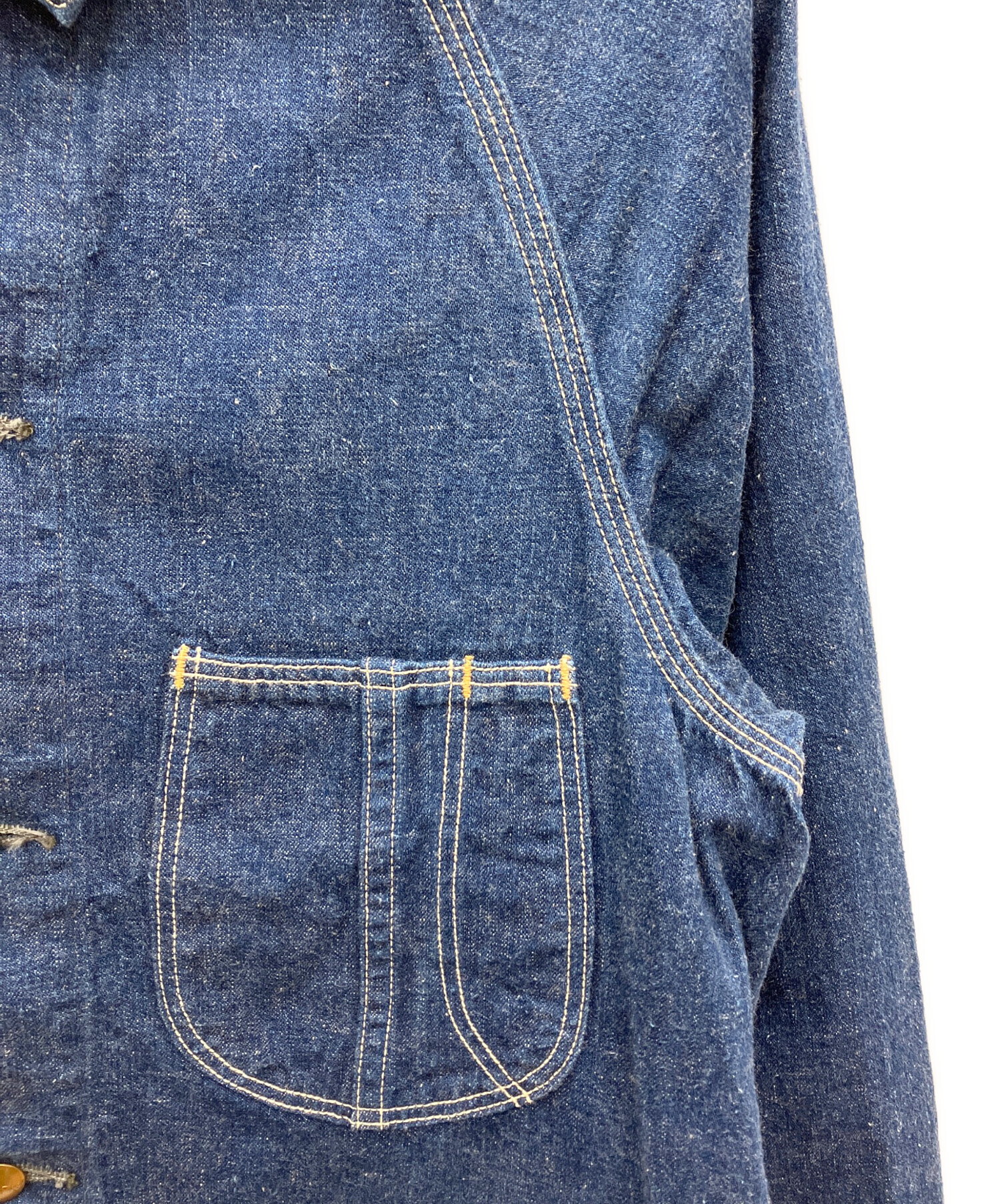 中古・古着通販】orSlow (オアスロウ) カバーオール インディゴ サイズ