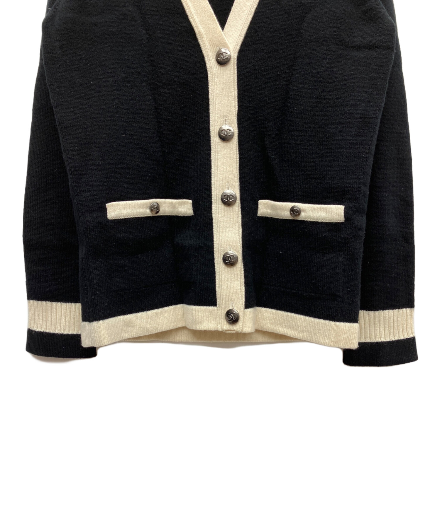 t*s様 CHANEL ヴィンテージ カーディガン CHANEL シャネル カーディガン 23AW レディース38 グリーン ボルドー