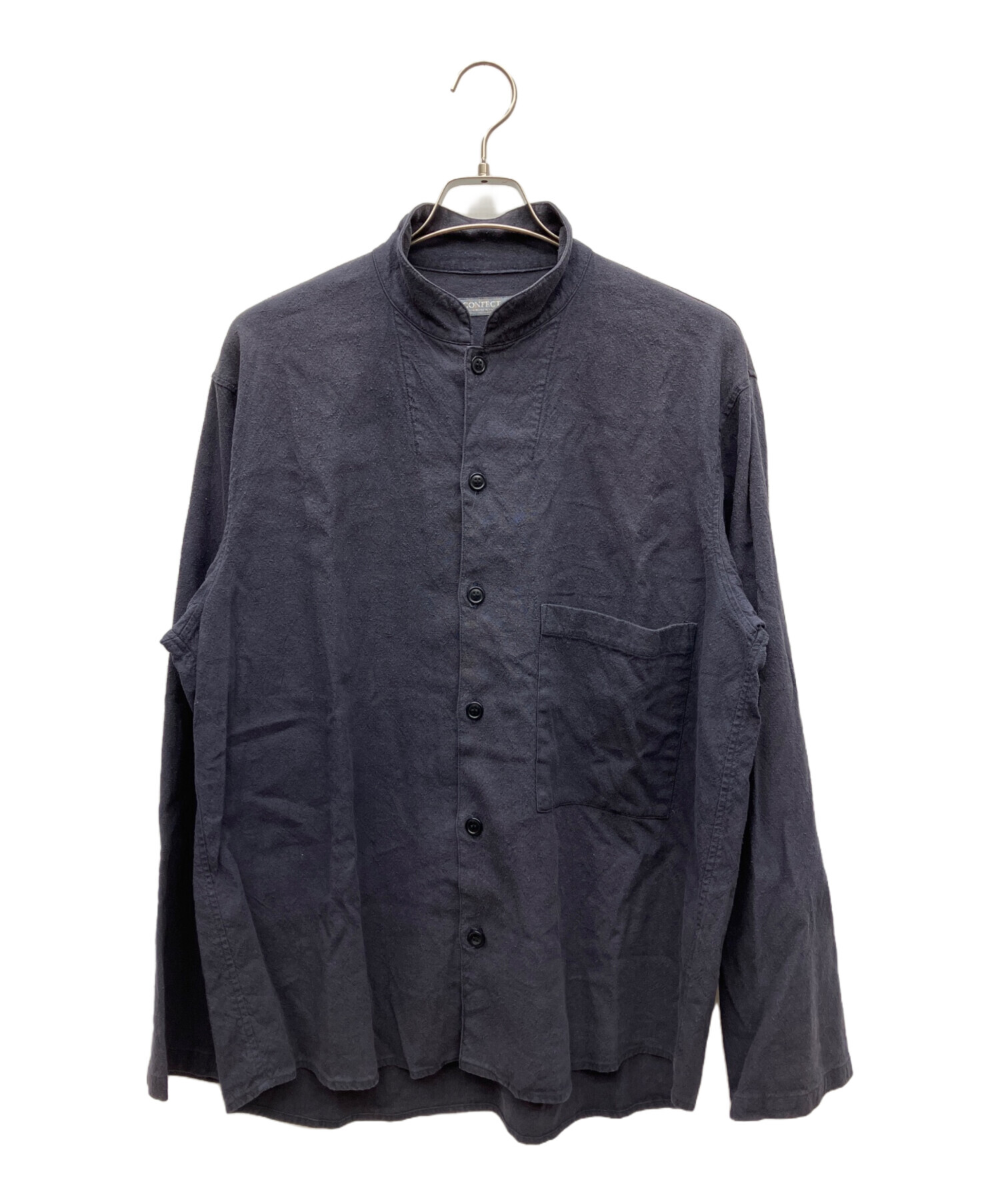 中古・古着通販】CONFECT (コンフェクト) リネンシャツ ネイビー