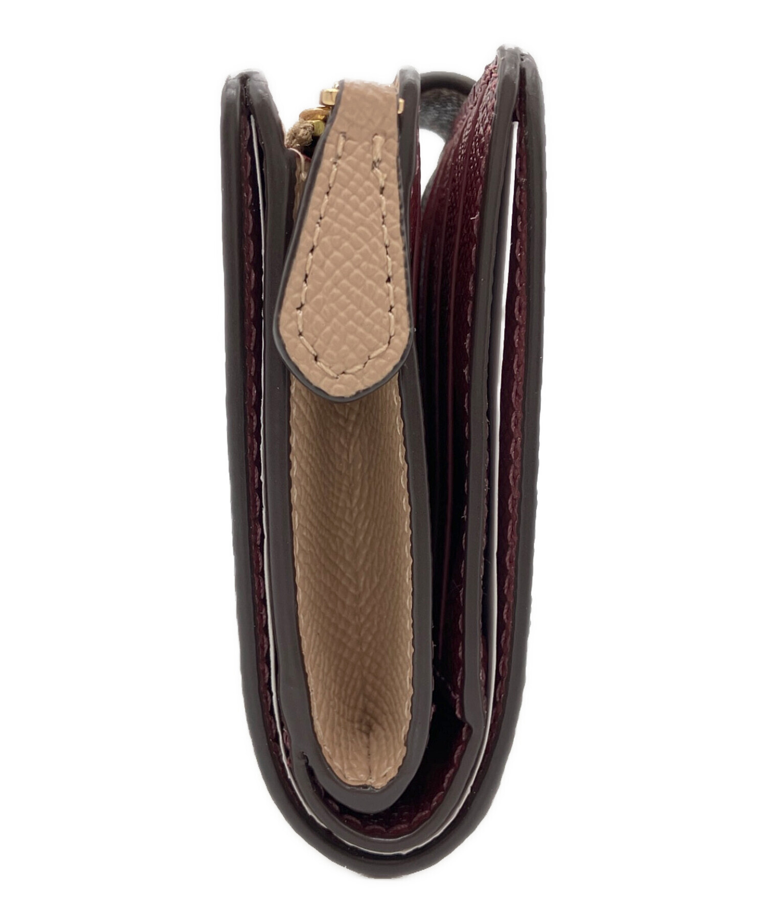 中古・古着通販】COACH (コーチ) 2つ折り財布 ベージュ 未使用品