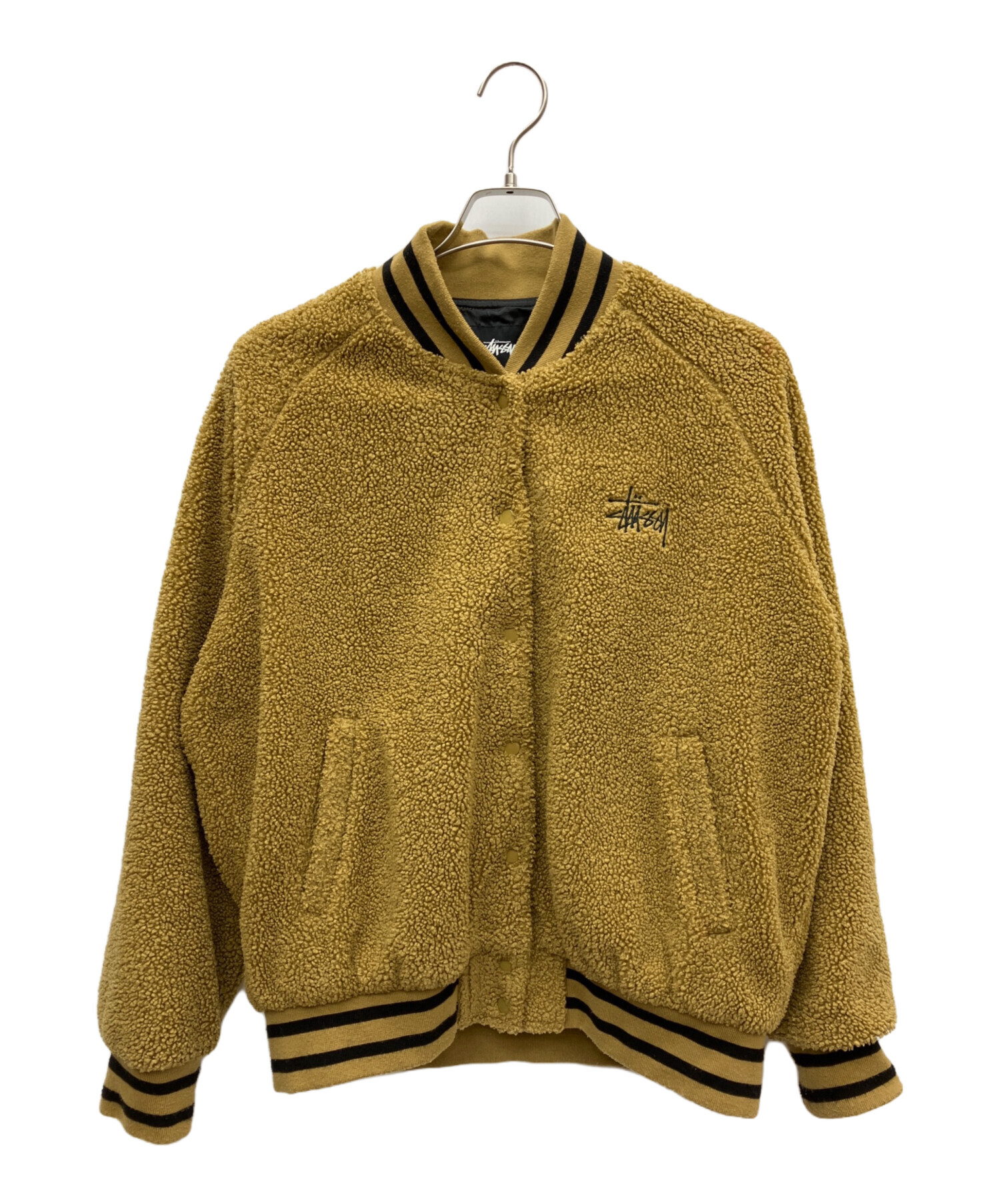 中古・古着通販】stussy (ステューシー) ボアジャケット ブラウン