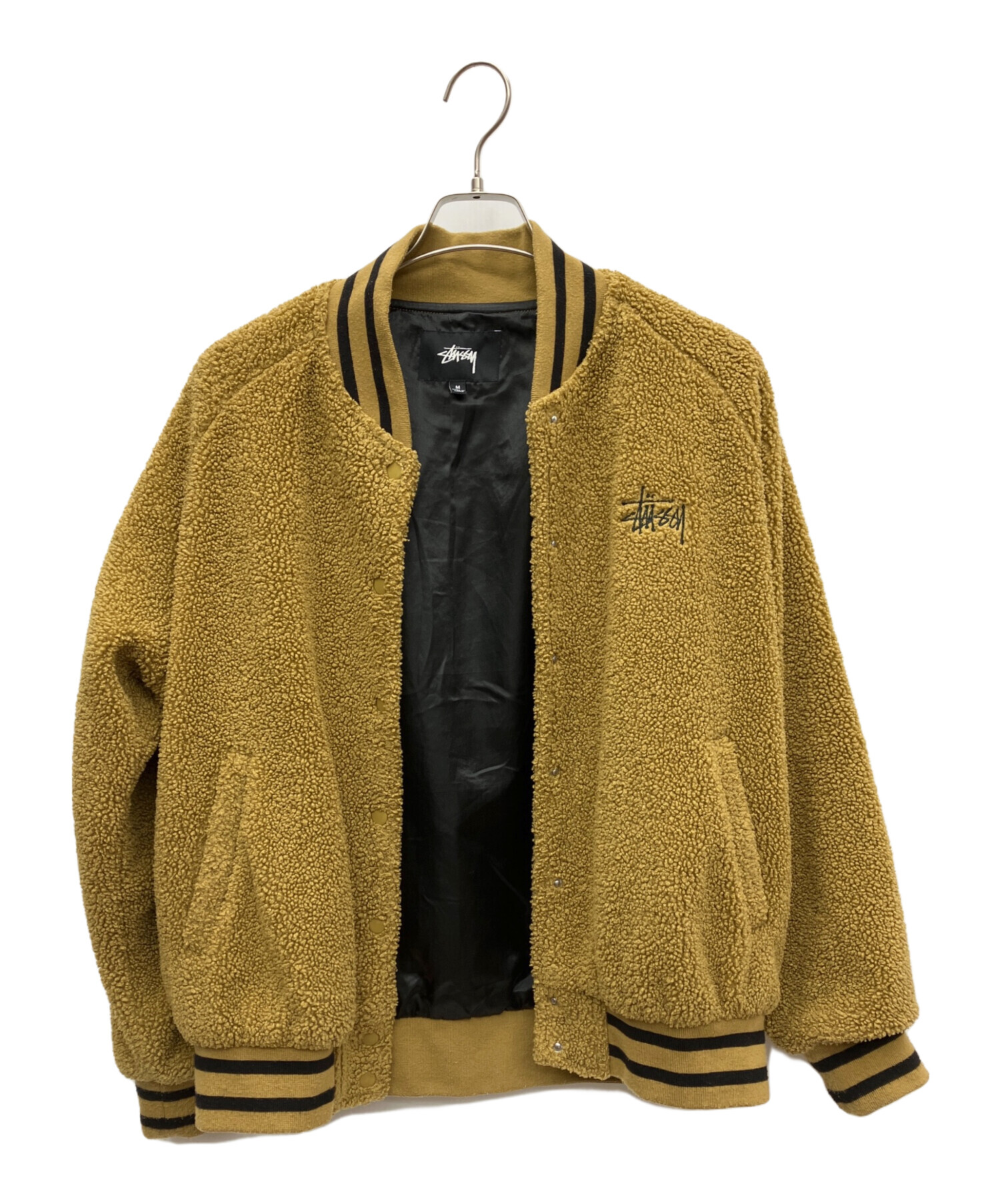 中古・古着通販】stussy (ステューシー) ボアジャケット ブラウン