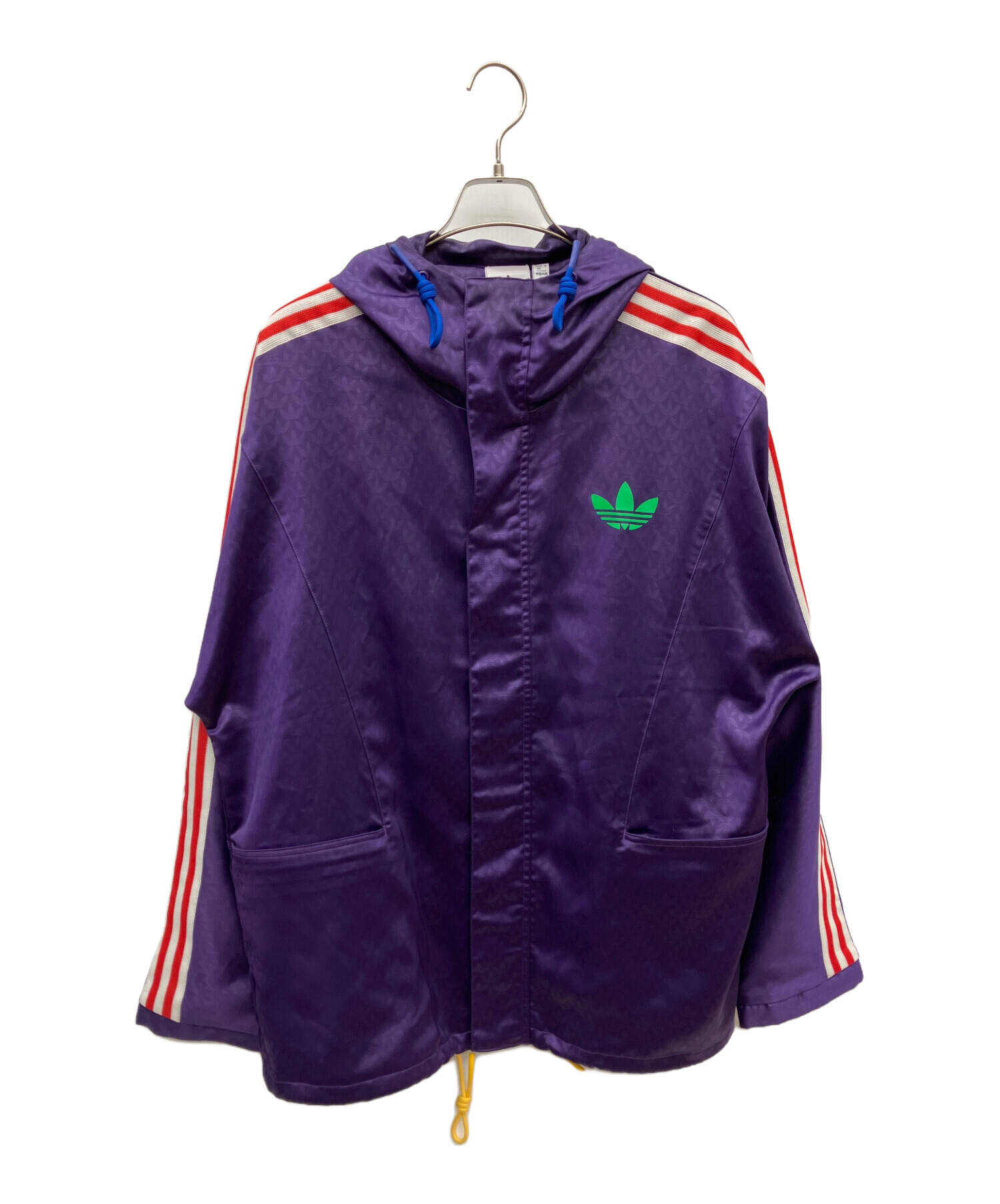 中古・古着通販】adidas (アディダス) ウインドブレーカー パープル