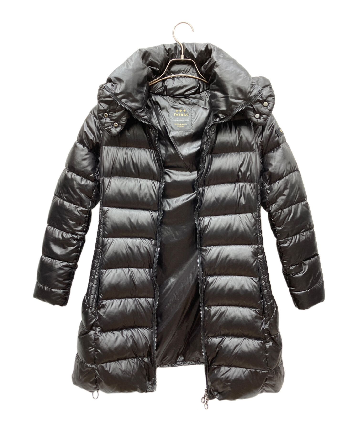 中古・古着通販】TATRAS (タトラス) ダウンコート ブラック サイズ:02