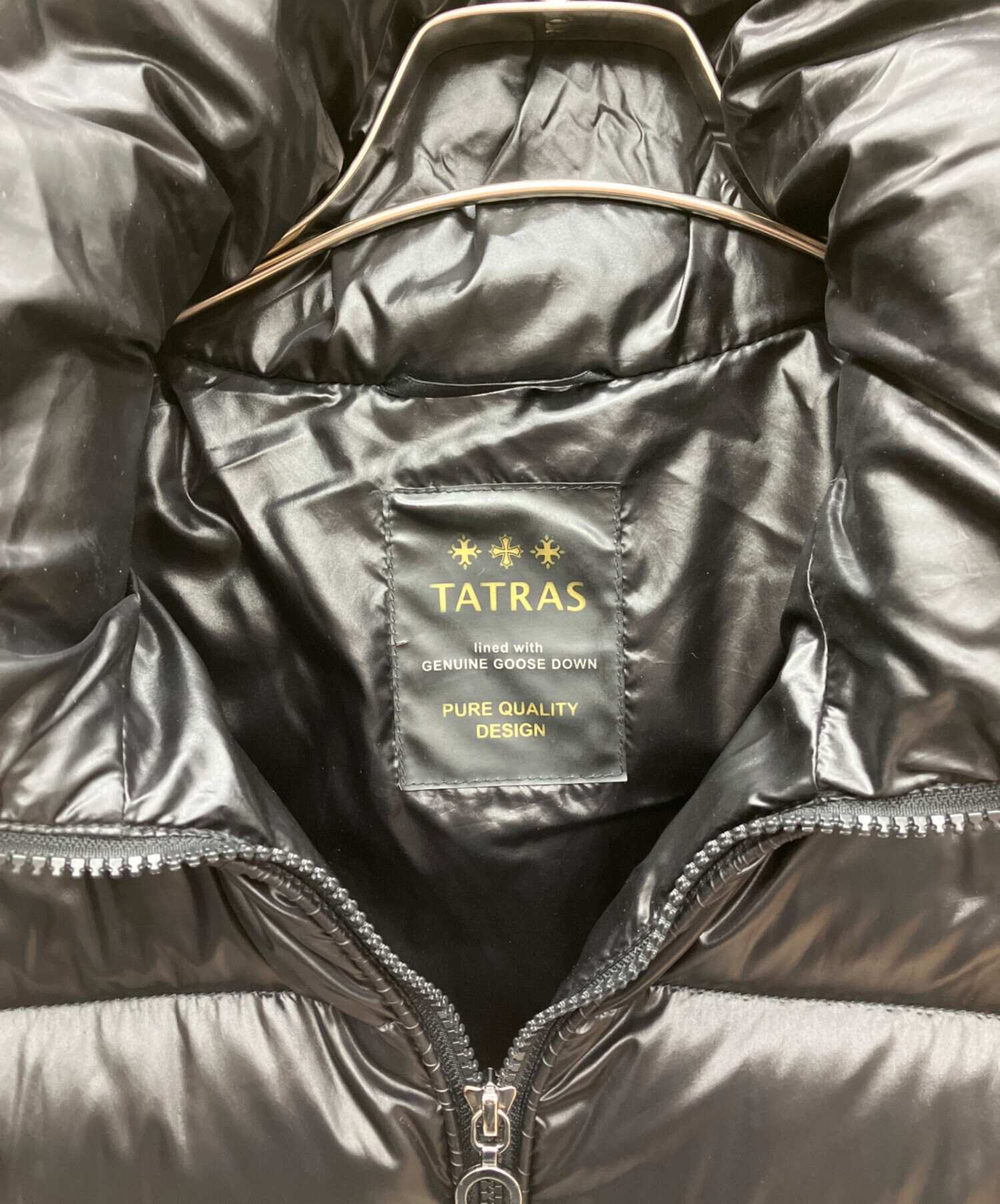 中古・古着通販】TATRAS (タトラス) ダウンコート ブラック サイズ:02
